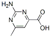 4-Pyrimidinecarboxylic acid, 2-amino-6-methyl- Structure,6630-66-6Structure