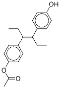 Trans-diethyl stilbestrol acetate Structure,66320-32-9Structure