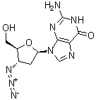 3’-Azido-2’-deoxyguanosine Structure,66323-46-4Structure