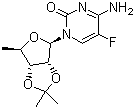 5’-Deoxy-5-fluoro-2’,3’-O-isopropylidene-D-cytidine Structure,66335-37-3Structure