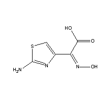 2-(2-Aminothiazole-4-yl)-2-hydroxyiminoacetic acid Structure,66338-96-3Structure