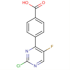 4-(2-Chloro-5-fluoropyrimidin-4-yl)benzoic acid Structure,663611-60-7Structure