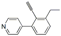 Pyridine, 4-(3-ethyl-2-ethynylphenyl)-(9ci) Structure,663621-69-0Structure