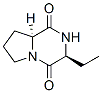 Pyrrolo[1,2-a]pyrazine-1,4-dione, 3-ethylhexahydro-, (3s-trans)- (9ci) Structure,66381-16-6Structure