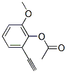 Phenol, 2-ethynyl-6-methoxy-, acetate (9ci) Structure,663935-12-4Structure