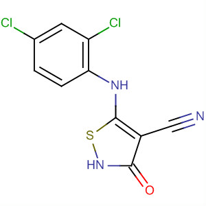 5-[(2,4-Dichlorophenyl)amino]-2,3-dihydro-3-oxo-4-isothiazolecarbonitrile Structure,663958-23-4Structure