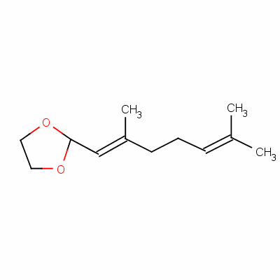 2-((E)-2,6-dimethyl-hepta-1,5-dienyl)-[1,3]dioxolane Structure,66408-78-4Structure