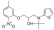 2-Propanol, 1-[(1,1-dimethylethyl)-2-furanylamino]-3-(5-methyl-2-nitrophenoxy)- Structure,664347-13-1Structure