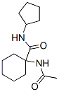 Cyclohexanecarboxamide, 1-(acetylamino)-n-cyclopentyl-(9ci) Structure,664371-63-5Structure