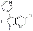 1H-pyrrolo[2,3-b]pyridine, 5-chloro-2-iodo-3-(3-pyridinyl)- Structure,664991-74-6Structure