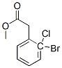 2-Bromo-2-chlorophenyl acetic acid methyl ester Structure,66504-71-0Structure