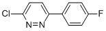 3-Chloro-6-(4-fluorophenyl)pyridazine
 Structure,66548-52-5Structure