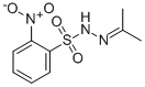 N-isopropylidene-n′-2-nitrobenzenesulfonyl hydrazine Structure,6655-27-2Structure