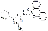 N-[(10-Oxido-9,10-dihydro-9-oxa-10-phosphaphenanthrene)methyl]-6-phenyl-1,3,5-triazine-2,4-diamine Structure,66560-05-2Structure