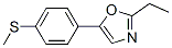 Oxazole, 2-ethyl-5-[4-(methylthio)phenyl]-(9ci) Structure,666702-85-8Structure