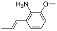 Benzenamine, 2-methoxy-6-(1-propenyl)-(9ci) Structure,666704-26-3Structure