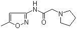 1-Pyrrolidineacetamide, n-(5-methyl-3-isoxazolyl)- Structure,666821-88-1Structure