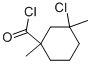 Cyclohexanecarbonyl chloride, 3-chloro-1,3-dimethyl-(9ci) Structure,66684-49-9Structure