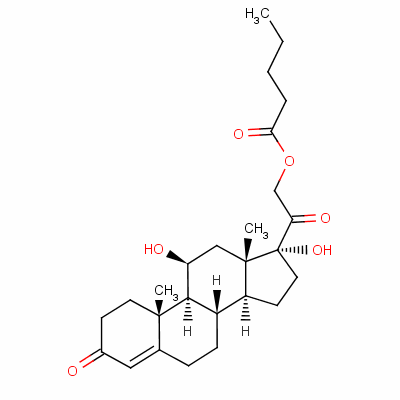 Hydrocortisone 21-valerate Structure,6678-00-8Structure