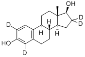 17Beta-estradiol-2,4,16,16-d4 Structure,66789-03-5Structure