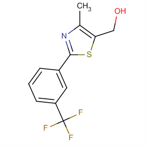 (4-Methyl-2-(3-(trifluoromethyl)phenyl)thiazol-5-yl)methanol Structure,668477-94-9Structure