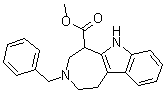 Azepino[4,5-b]indole-5-carboxylic acid,1,2,3,4,5,6-hexahydro-3-(phenylmethyl)-,methyl ester Structure,66859-30-1Structure