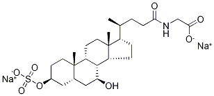 Glycochenodeoxycholic acid 3-sulfate disodium salt Structure,66874-09-7Structure