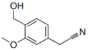 Benzeneacetonitrile, 4-(hydroxymethyl)-3-methoxy-(9ci) Structure,669002-84-0Structure