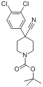 1-N-boc-4-(3,4-dichlorophenyl)-4-cyanopiperidine Structure,669068-10-4Structure