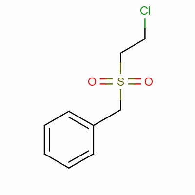 ((2-Chloroethylsulfonyl)methyl)benzene Structure,66998-67-2Structure