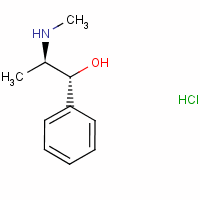 [R-(r*,r*)-alpha-[1-(methylamino)ethyl]benzyl alcohol hydrochloride Structure,670-40-6Structure