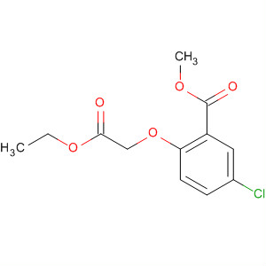 Methyl 5-chloro-2-(2-ethoxy-2-oxoethoxy)benzoate Structure,670-62-2Structure