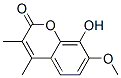 2H-1-benzopyran-2-one, 8-hydroxy-7-methoxy-3,4-dimethyl-(9ci) Structure,670275-27-1Structure