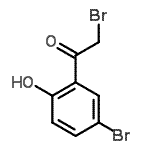 2-Bromo-1-(5-bromo-2-hydroxyphenyl)-ethanone Structure,67029-74-7Structure