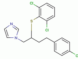 1H-imidazole,1-[4-(4-chlorophenyl)-2-[(2,6-dichlorophenyl)thio]butyl]- Structure,67085-13-6Structure