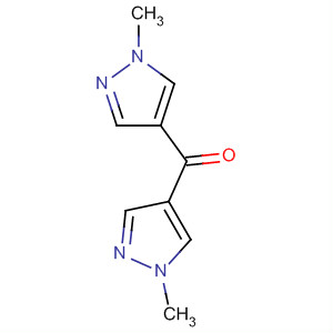 Bis(1-methyl-1h-pyrazol-4-yl)methanone Structure,67088-78-2Structure