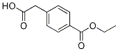 2-(4-(Ethoxycarbonyl)phenyl)acetic acid Structure,67097-50-1Structure