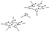 Dimethylbis(pentamethylcyclopentadienyl)zirconium(IV) Structure,67108-80-9Structure