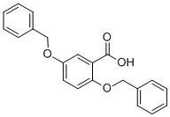 2,5-Bis-benzyloxy-benzoic acid Structure,67127-91-7Structure