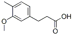 3-(3-Methoxy-4-methylphenyl)propanoic acid Structure,67199-60-4Structure