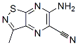 Isothiazolo[4,5-b]pyrazine-5-carbonitrile, 6-amino-3-methyl-(9ci) Structure,67209-12-5Structure