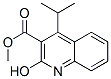 2-Hydroxy-4-isopropyl-3-quinoline carboxylic acid methyl ester Structure,672310-22-4Structure