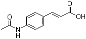 (2E)-3-[4-(acetylamino)phenyl]-2-propenoic acid Structure,67249-02-9Structure