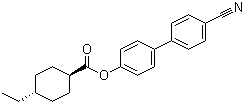 4-Cyanobiphenyl-4-yl-4-trans-ethylcyclohexanecarboxylate Structure,67284-56-4Structure