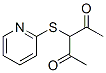 3-(Pyrid-2-ylthio)pentane-2,4-dione Structure,67302-31-2Structure