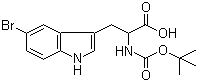 Boc-5-bromo-dl-tryptophan Structure,67308-26-3Structure