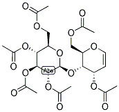 D-arabino-hex-1-enitol,1,5-anhydro-2-deoxy-4-o-(2,3,4,6-tetra-o-acetyl-b-d-glucopyranosyl)-, 3,6-diacetate Structure,67314-36-7Structure