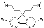 3,3’-(2,7-Dibromo-9h-fluorene-9,9-diyl)bis(n,n-dimethylpropan-1-amine) Structure,673474-73-2Structure