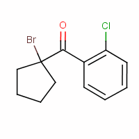 (1-Bromocyclopentyl)(2-chlorophenyl)methanone Structure,6740-86-9Structure