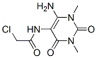 Uracil, 6-amino-5-(2-chloroacetamido)-1,3-dimethyl- (7ci,8ci) Structure,6743-04-0Structure